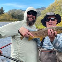 Missouri River guided fly fishing trip