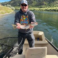 Missouri River guided fly fishing trip