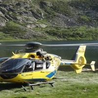 Fishing high-altitude trout lakes by helicopter in the Pyrenees