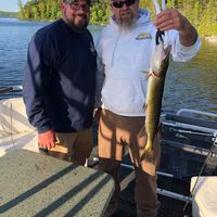 Pontoon Boat Fishing on Junior Lake