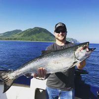 King Salmon Fishing in Larsen Bay, Alaska