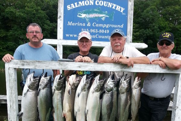 Am Lake Ontario Salmon Fishing Trip
