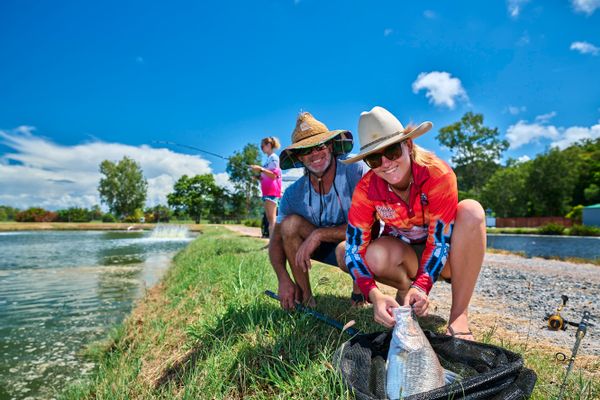 Hook-A-Barra fishing session