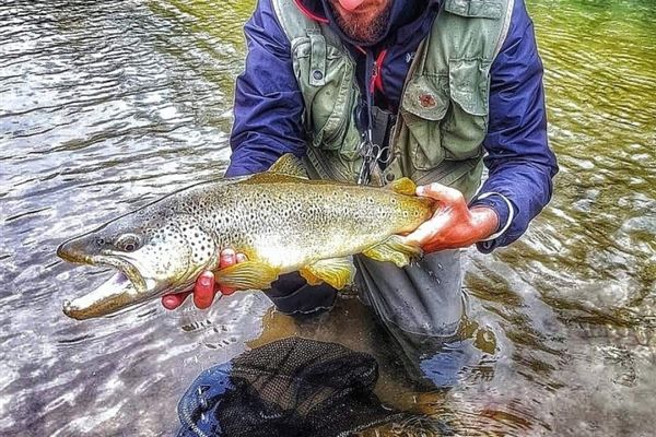 Fly fishing in center of Italy